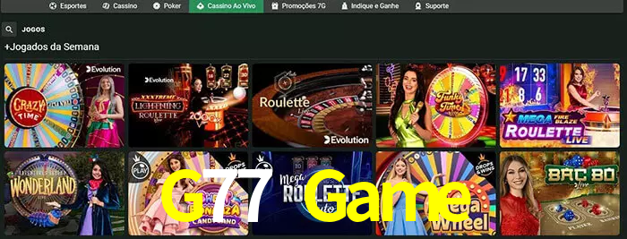 G77 Game bet